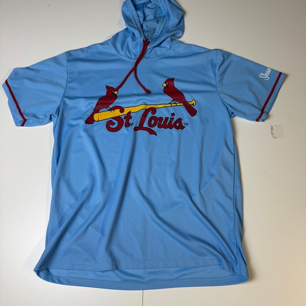 St. Louis Cardinals Hoodie Blue Pullover Mens Womens Unisex Baseball